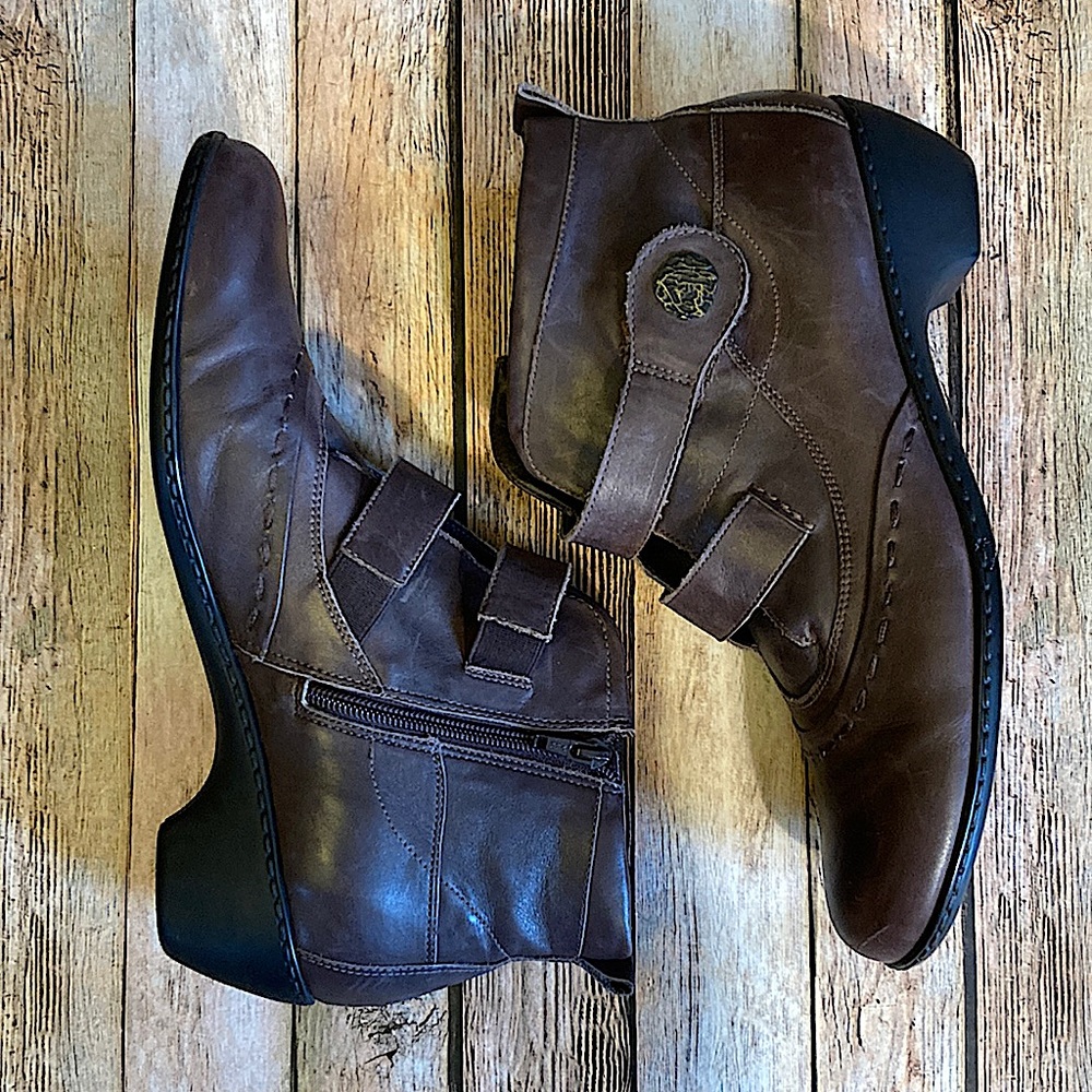 Walking Cradles Classics NWT Brown Genuine Leather Upper 12 N max 2” heel